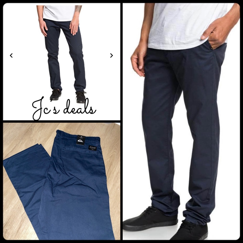 🔥 Quiksilver men’s everyday Union navy pants